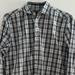 H&M Men’s Plaid Button Down Shirt Large